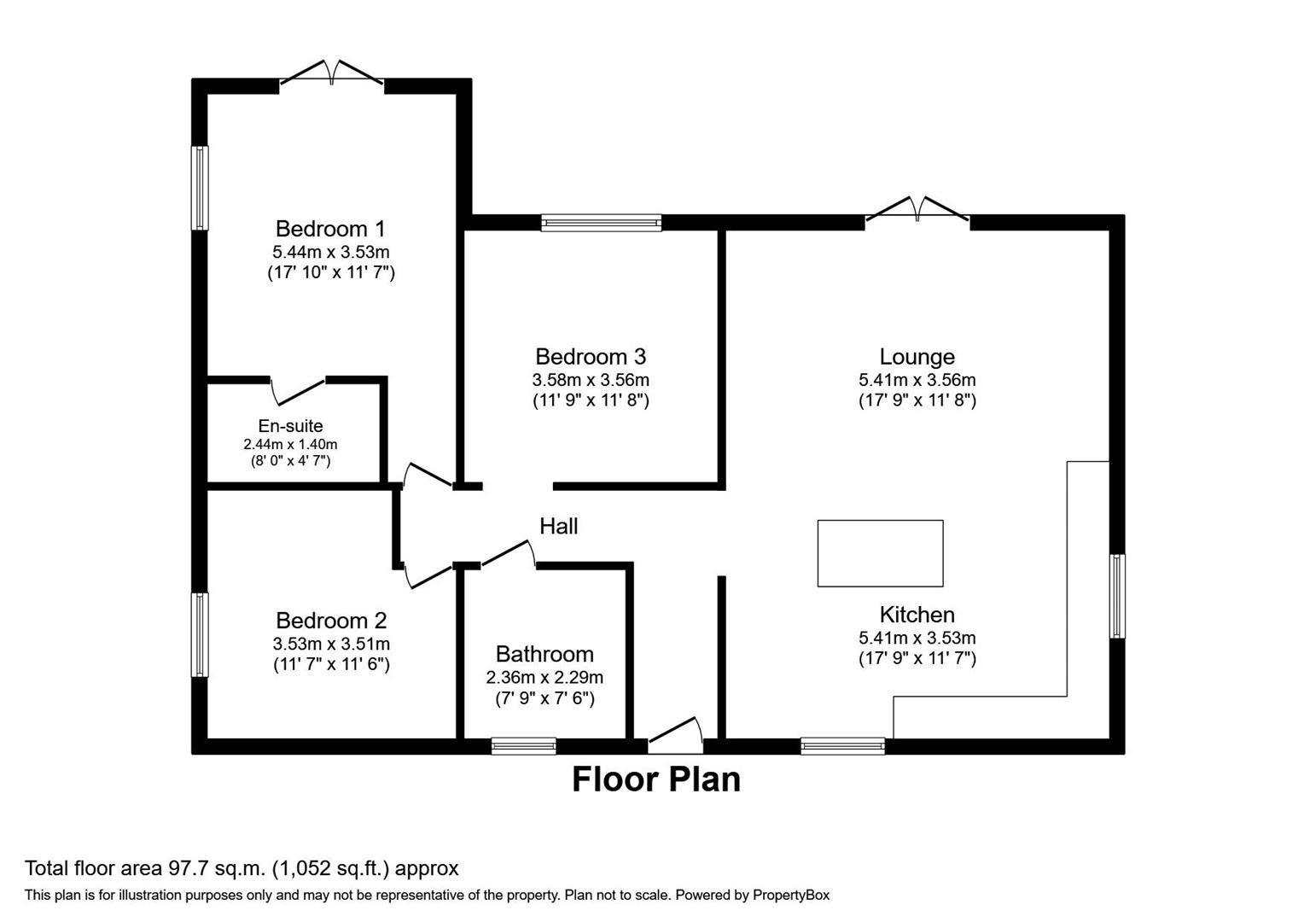 Grove Road, Ventnor floorplan